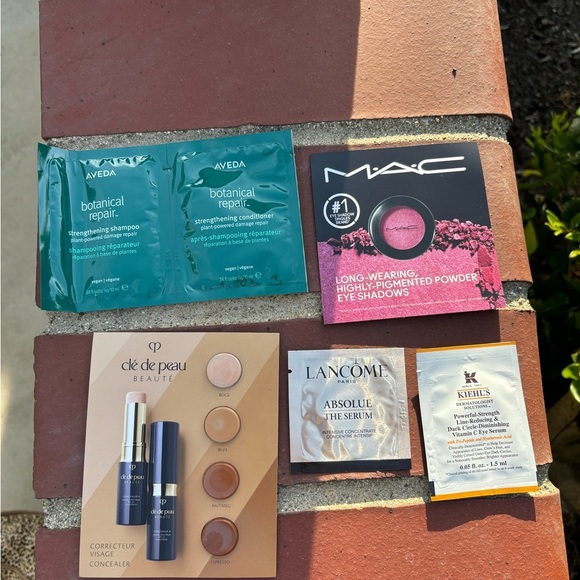 Set of 5 Luxury samples -cle De Peau, Kiehls, Mac, Aveda, Lancôme and more - Picture 1 of 5